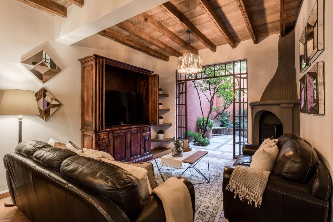 3Br Garden Home With Rooftop & Garage In Centro San Miguel De Allende Esterno foto