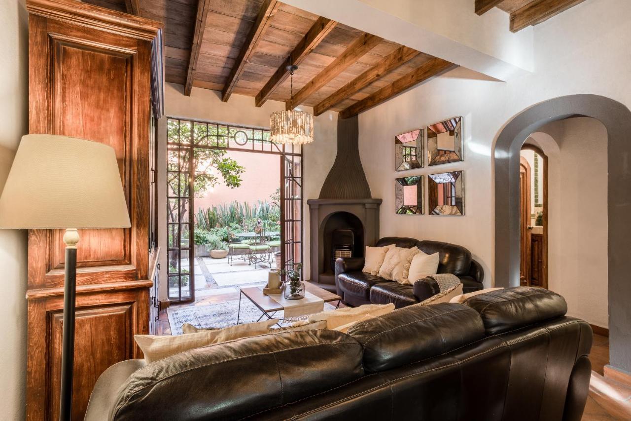 3Br Garden Home With Rooftop & Garage In Centro San Miguel De Allende Esterno foto